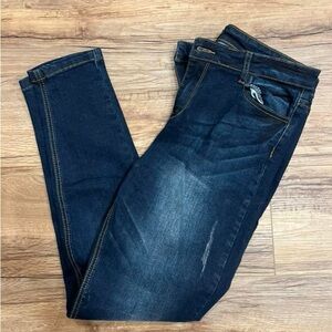 Dark Blue Denim Jeans
